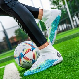 Women'S High-Top Soccer Cleats - Lightweight, Breathable & Non-Slip For All Seasons