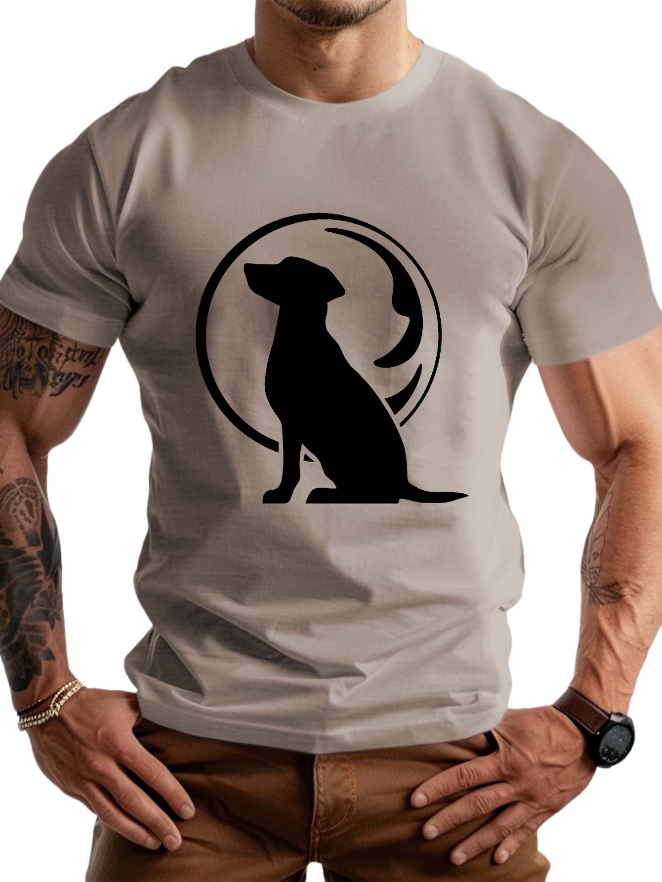 dog print tops plus size mens t shirt summer trendy casual short sleeve tees outdoor sports clothing big tall guys leisurewear details 2