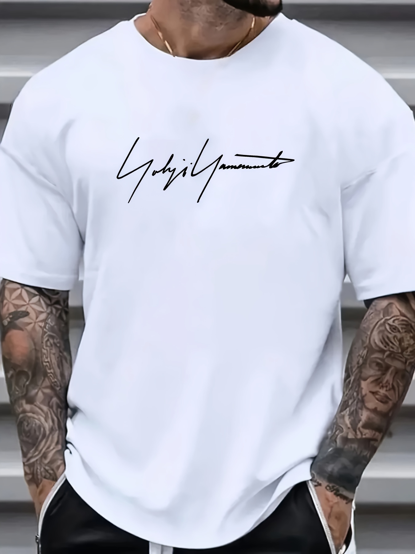 plus size tees creative letter print mens casual tees short sleeve oversized t shirt summer loose tops gifts for man details 10