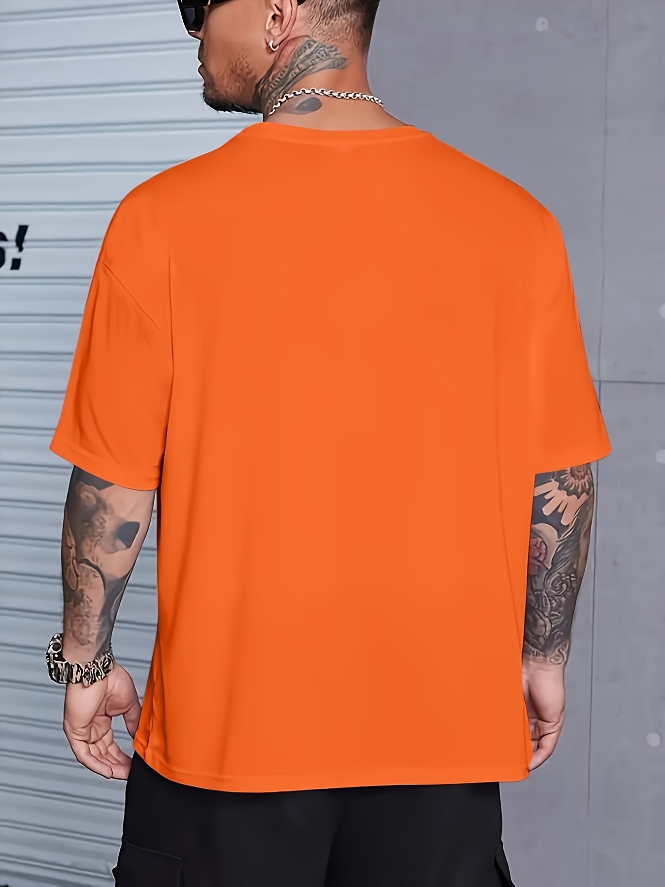 plus size tees creative letter print mens casual tees short sleeve oversized t shirt summer loose tops gifts for man details 21