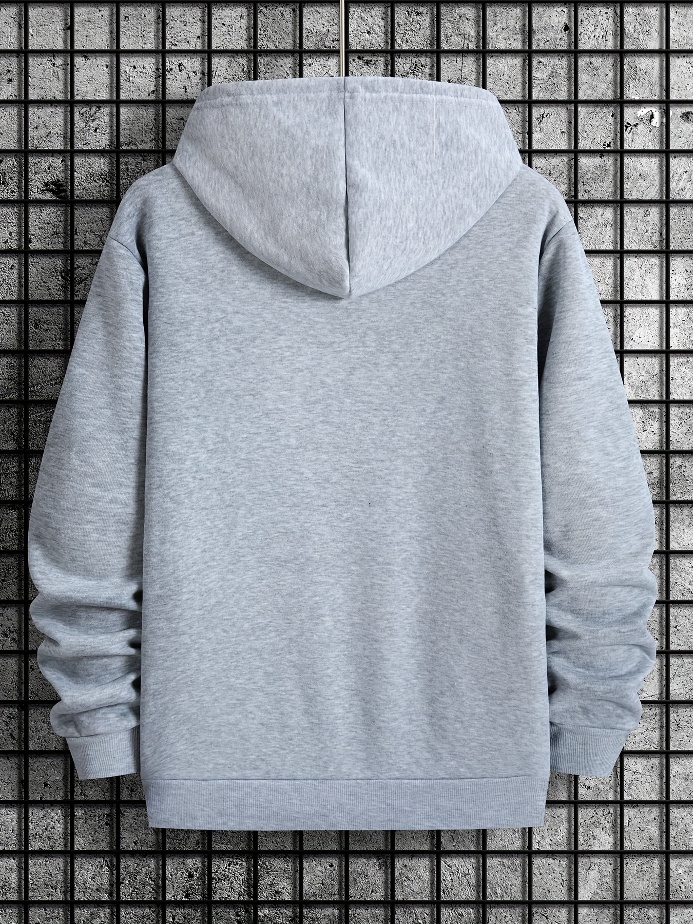 plus size mens hoodies softball print hooded sweatshirt for fall winter mens clothing details 31