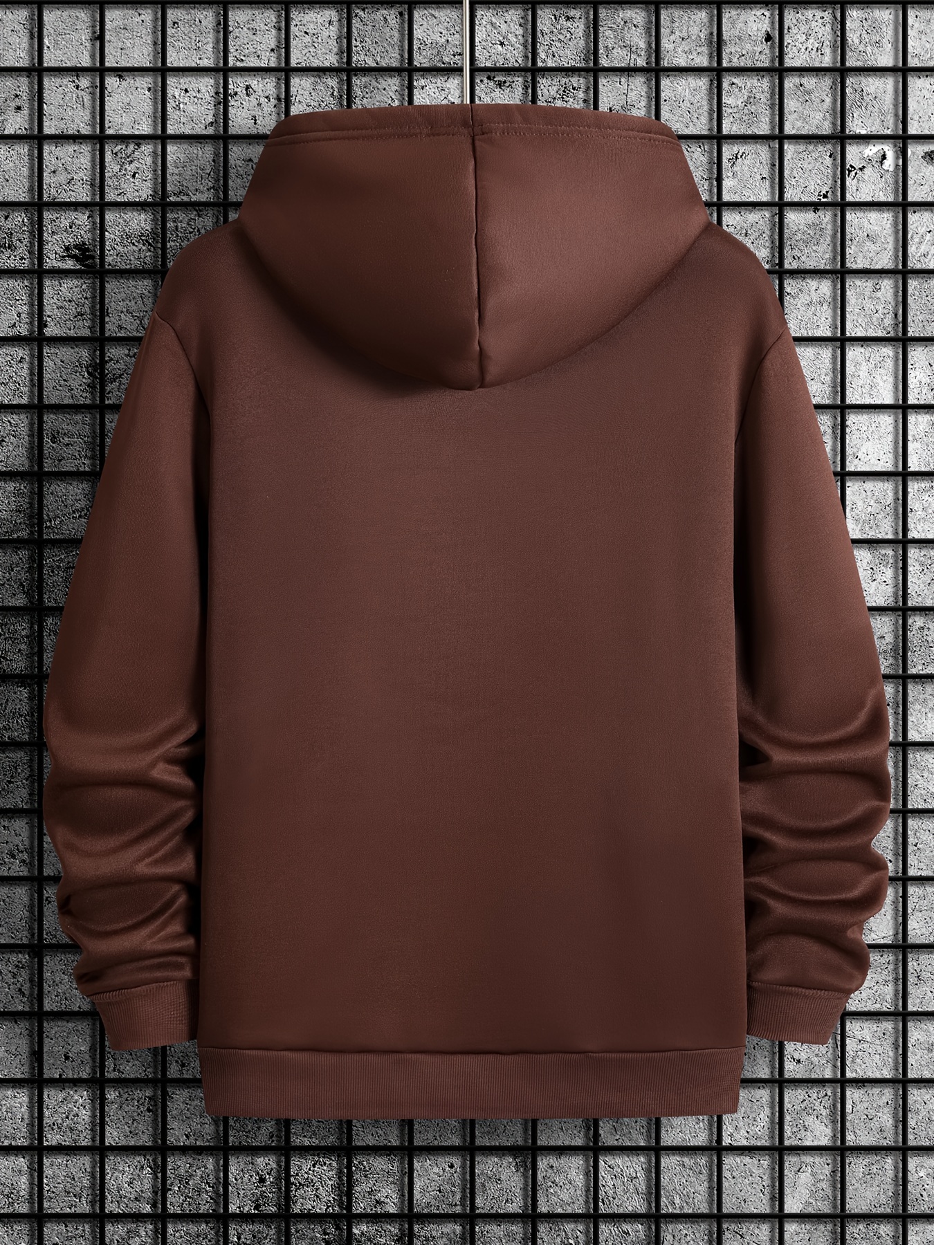 plus size mens hoodies softball print hooded sweatshirt for fall winter mens clothing details 14