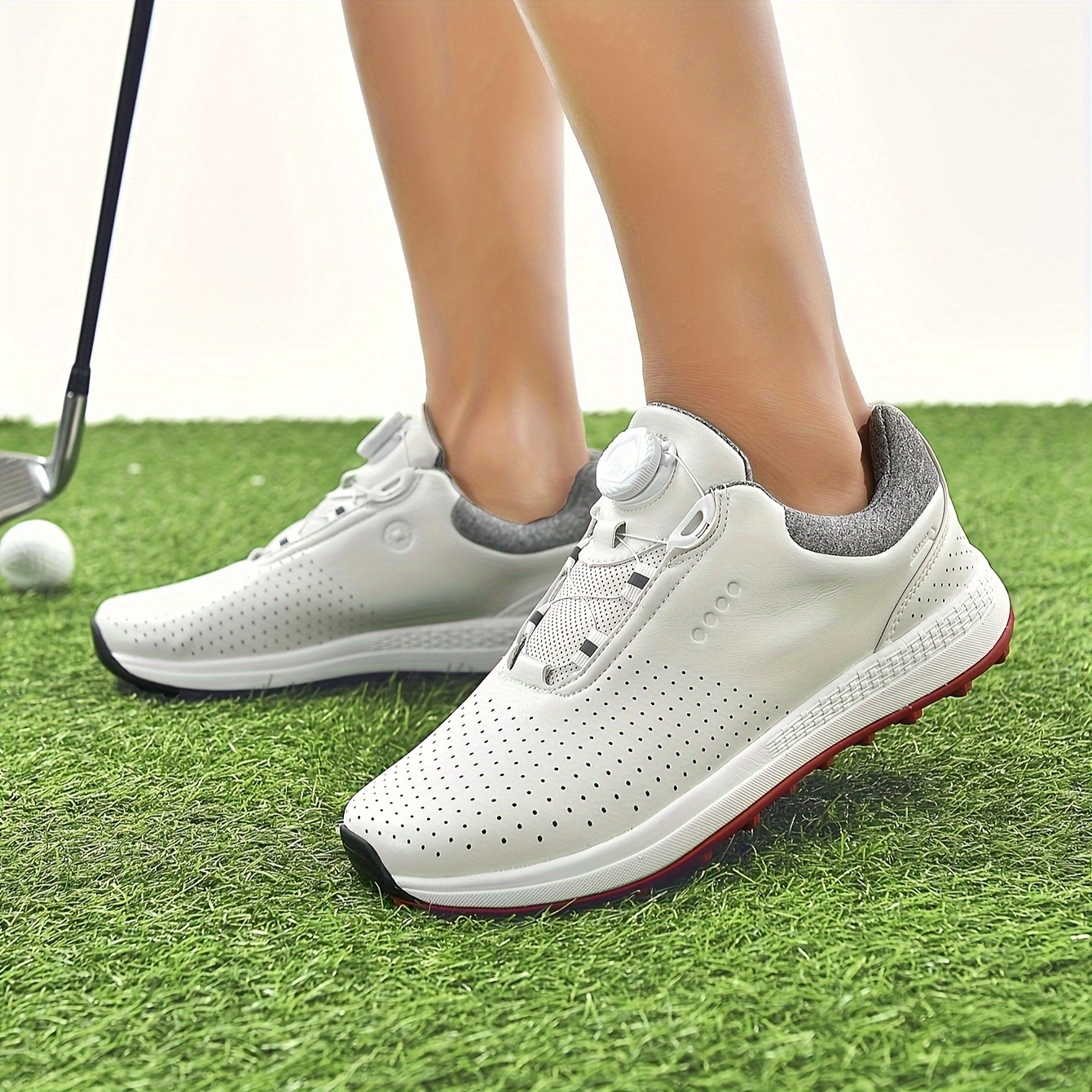 womens fashion and lightweight golf shoes comfortable breathable and non slip casual shoes details 2