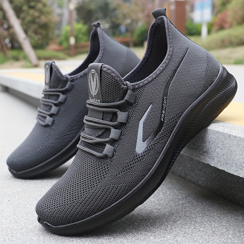 Mens Lightweight Woven Breathable Sneakers Durable Soft Sole Comfy Outdoor Walking Camping Shoes Men s Shoes Temu details 2