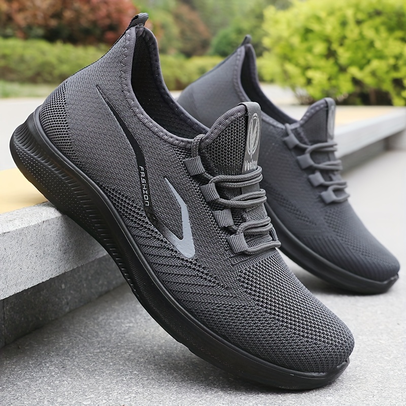 Mens Lightweight Woven Breathable Sneakers Durable Soft Sole Comfy Outdoor Walking Camping Shoes Men s Shoes Temu details 3