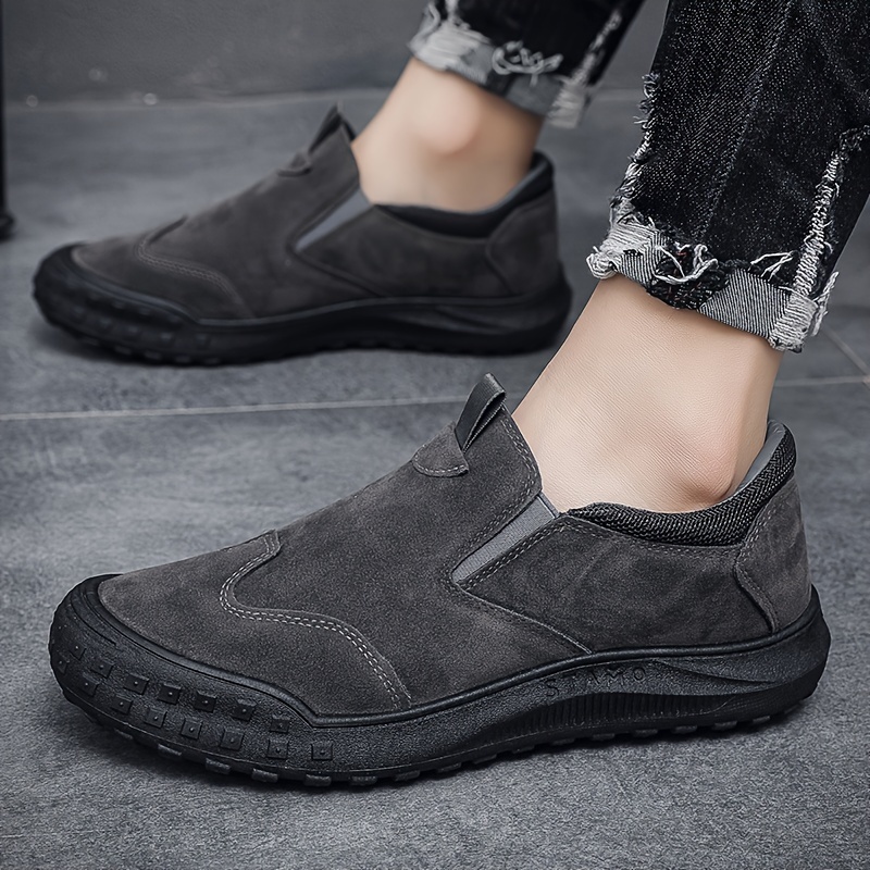 Mens Classic Wear Resistant Non Slip Slip On Casual Shoes For Traveling Jogging Men s Shoes Temu details 7